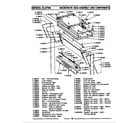 Maytag LCLE700 microwave base assembly diagram