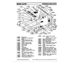 Maytag LCLE700 microwave oven cavity diagram