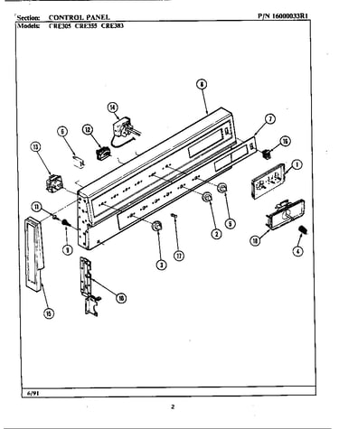 Control panel