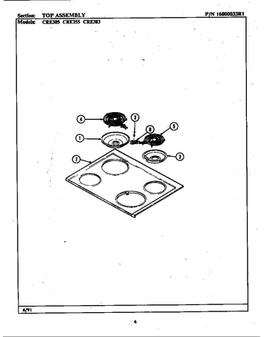 Top assembly