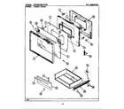 Maytag CRE383 door/drawer (cre355) (cre383) diagram