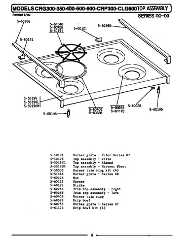 Top assembly