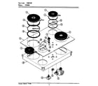 Maytag ECSE800 top assembly diagram