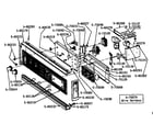 Maytag LCCE700 control panel diagram
