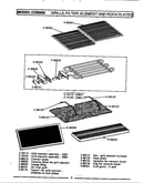 Grill, filter, element & rock plate