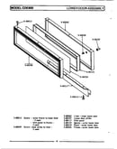 Door assembly-lower