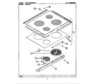 Maytag CRE955 top assembly (bcre955) diagram