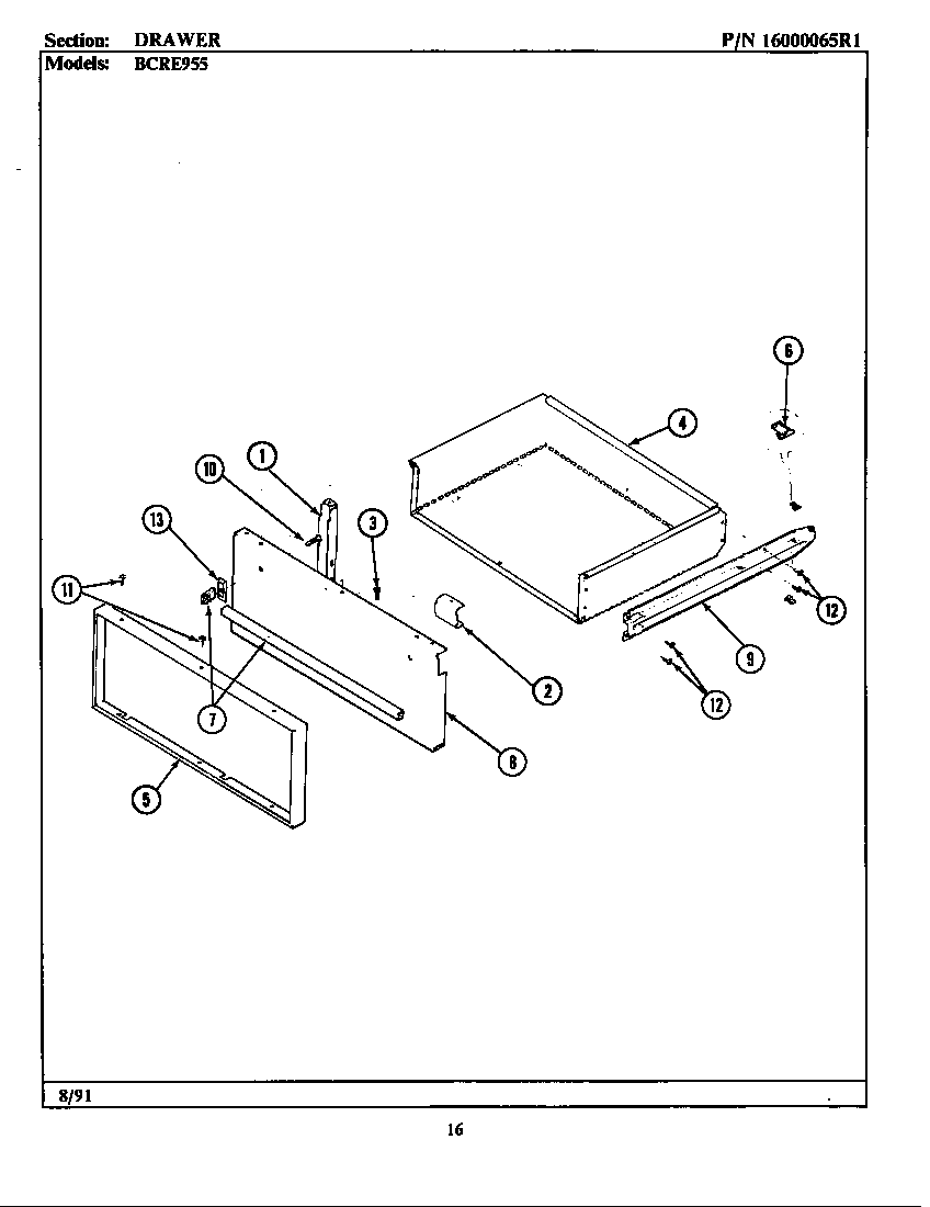 DRAWER (BCRE955)