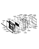Oven door assembly