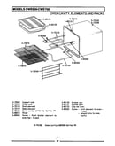 Oven cavity, elements & racks