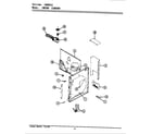Maytag CWE900 chassis diagram