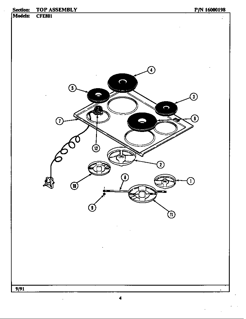 Top assembly