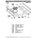 Maytag GCLG600 top assembly diagram