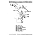 Maytag LCLG600 auxiliary blower assembly diagram