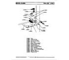 Maytag LCLG600 rear view-upper diagram