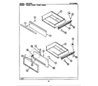 Maytag LCRE655 drawer diagram