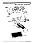 Air duct/blower components