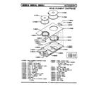 Maytag CDE820 solid element cartridge-accessory diagram