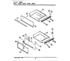 Maytag CRG705 drawer diagram