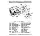 Maytag CWG400 control panel diagram