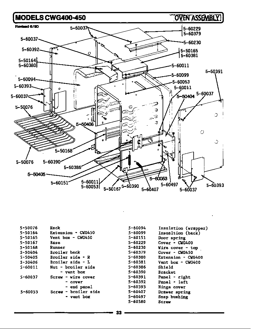 Oven assembly
