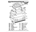 Maytag CRG382 drawer assembly diagram