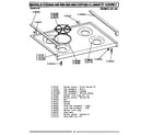 Maytag LCRP382 top assembly diagram