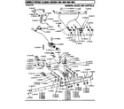 Maytag GCRP382 burners, valves & controls diagram