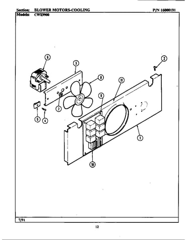 Blower motors-cooling