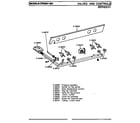 Maytag LCRG501 valves & controls (series 01) diagram