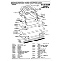 Maytag CRG501 drawer assembly diagram