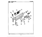 Maytag LCRE805 control panel (cre883) (cre883) (lcre883) diagram