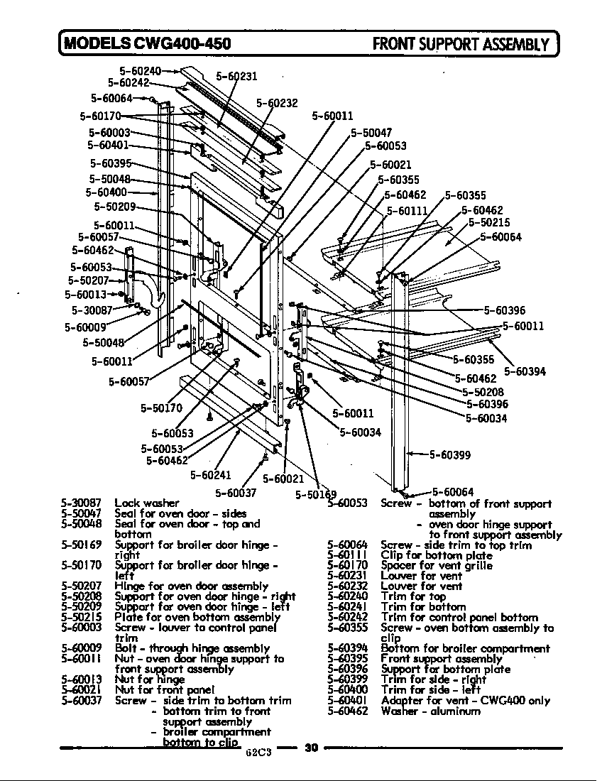 FRONT SUPPORT ASSEMBLY