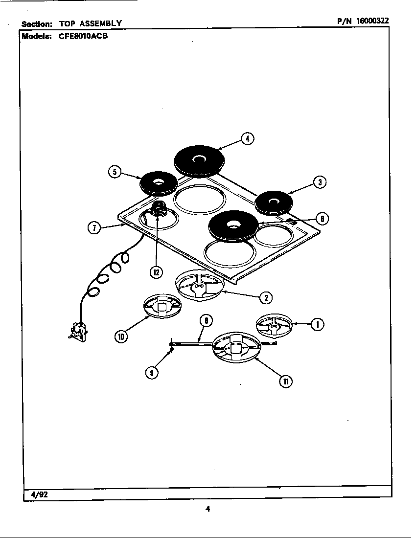 Top assembly