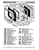 Door assembly/microwave