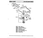 Maytag LCLE750 auxiliary blower assembly diagram