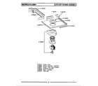 Maytag LCLG601 auxiliary blower assembly diagram