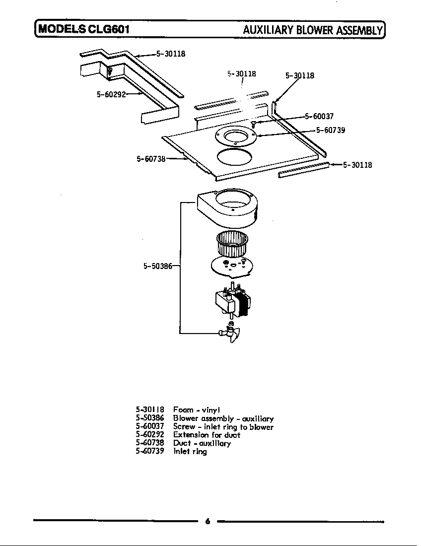 Auxiliary blower assembly