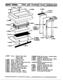 Oven & storage door assemblies