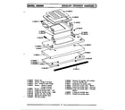 Maytag CBG500B drawer assembly diagram