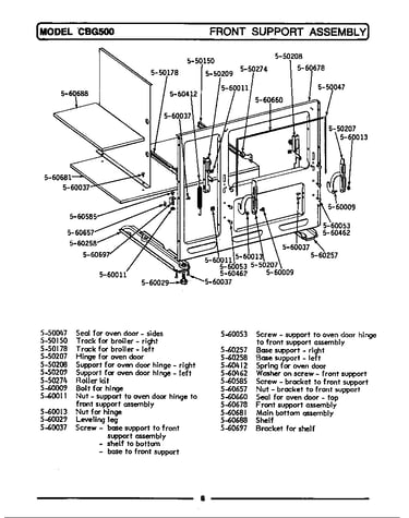 Front support assembly