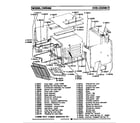 Maytag CWE400 oven assembly diagram