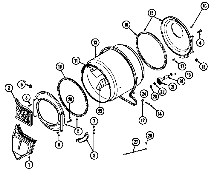 TUMBLER (LDE8414ACM & LDG8414AAM) (LDE8414ACM) (LDG8414AAM)