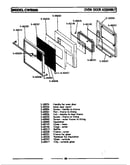 Oven door assembly