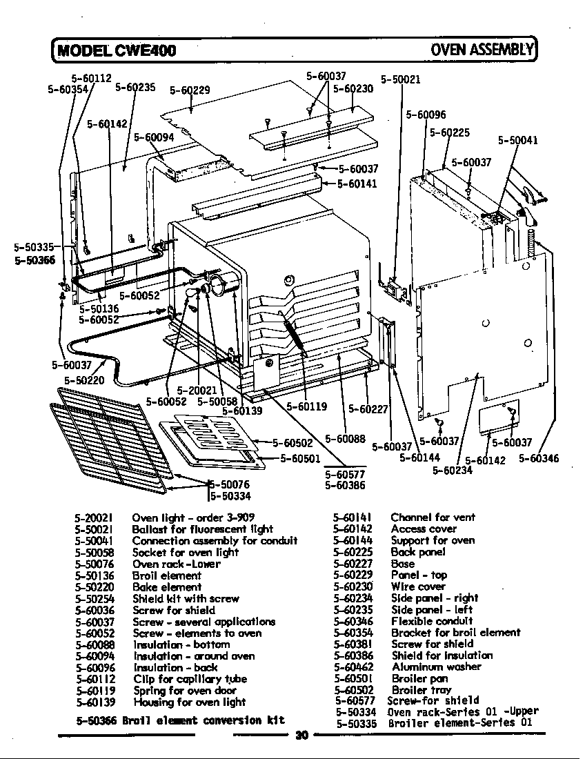 Oven assembly