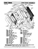 Oven door assembly