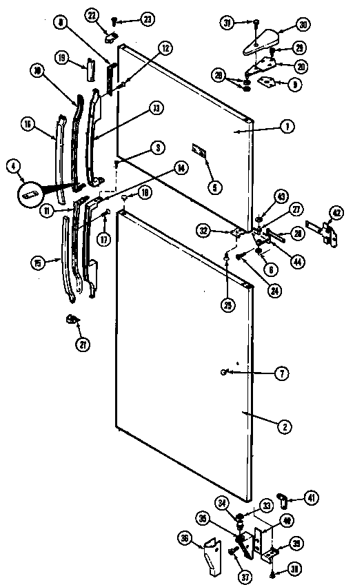 Outer door