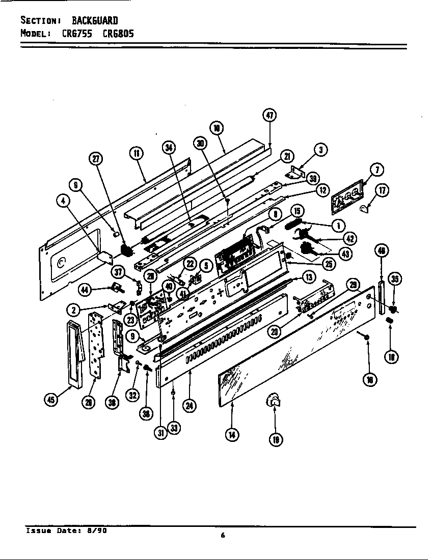 Control panel