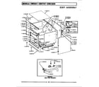 Maytag CWE1000 body assembly diagram