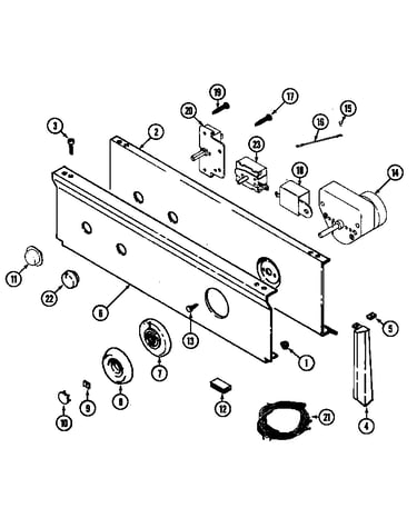 Control panel (lde8404acm & lde8404adm) (lde8404acm) (lde8404adm)